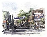 Thomas Kinkade - Yawkey Way painting